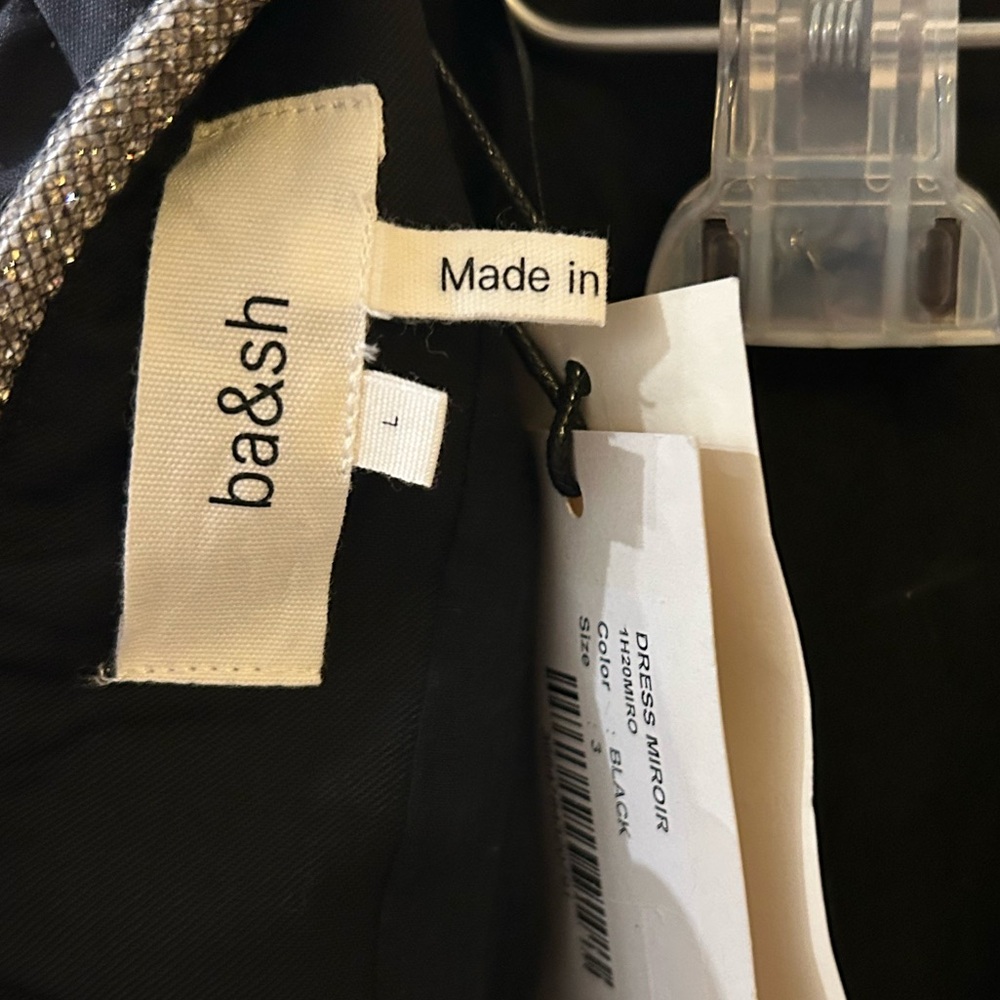 ba&sh Midnight black‎ Open-Back Dress large - Picture 6 of 6